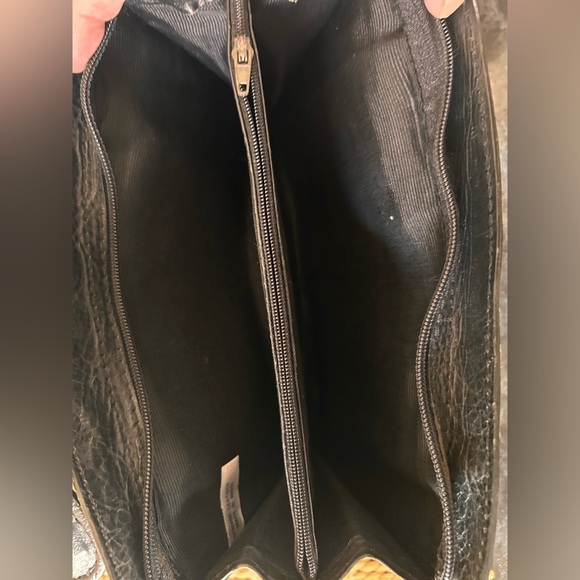 Leather clutch with wristlet - Picture 13 of 15